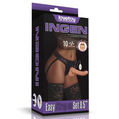                   LOVETOY Belden Bağlamalı Titreşimli Ultra Yumuşak Gerçekçi Et Dokulu Realistik Vibratör Dildo