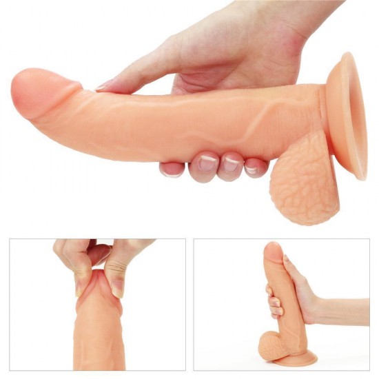 LOVETOY Belden Bağlamalı Titreşimli Ultra Yumuşak Gerçekçi Et Dokulu Realistik Vibratör Dildo