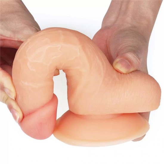 18 CM Geliştirilmiş Gerçekçi Yumuşak Doku Realistik Dildo Penis - The Ultra Soft Dude