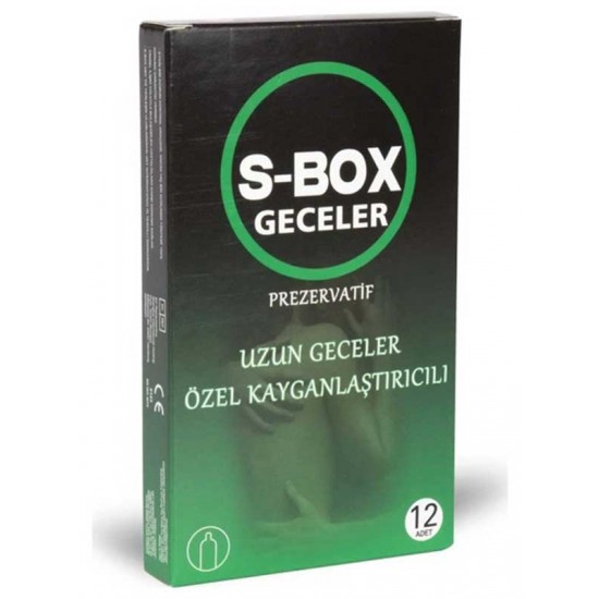 S-Box Özel Kayganlaştırıcılı Prezervatif 12'li