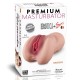 Premium Masturbator Elena - Realistik Dokulu Ten Rengi Anal Vajinal 2 in 1 Titreşimli Suni Vajina