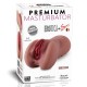 Premium Masturbator Natasha - Realistik Dokulu Melez Anal Vajinal 2 in 1 Titreşimli Suni Vajina