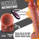 Master Perfection Dildo Derek - Isıtmalı İleri Geri Hareketli ve Rotasyonlu Gerçekçi Damarlı Yapay Penis Vibrator