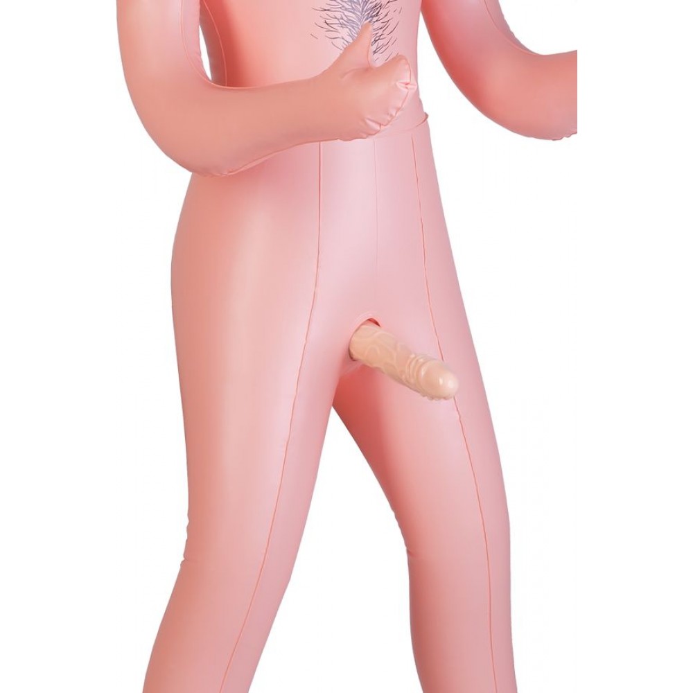 Dolls-X by TOYFA Jacob şişme bebek, erkek, çıplak, 160 cm