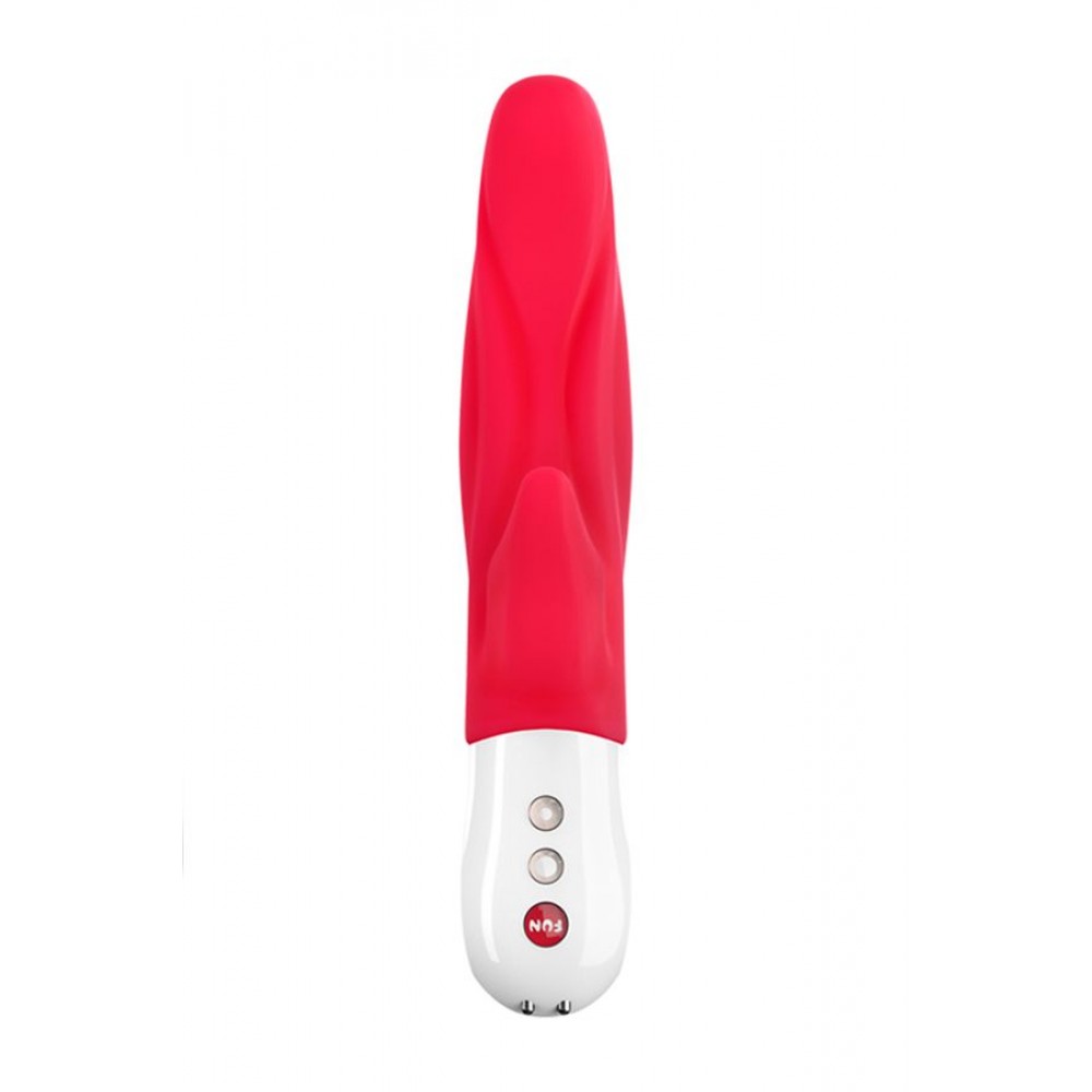 Fun Factory LADY Bİ Vibratör, silikon, kırmızı, 22 cm