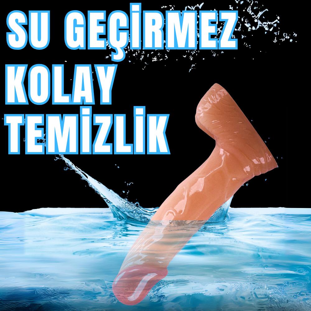 Realistik Dokuda Mini Dildo Gerçekçi Yapay Penis 12 CM