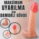 UNIQUE Realistik Dokuda Mini Dildo Gerçekçi Yapay Penis 12 CM