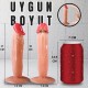 UNIQUE Realistik Dokuda Dildo Vantuzlu Gerçekçi Yapay Penis 17 CM