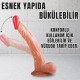 UNIQUE Realistik Dokuda Kavisli Dildo Vantuzlu Gerçekçi Yapay Penis 25 CM