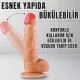 UNIQUE Realistik Dokuda Kalın Damarlı Dildo Vantuzlu Gerçekçi Yapay Penis 20 CM