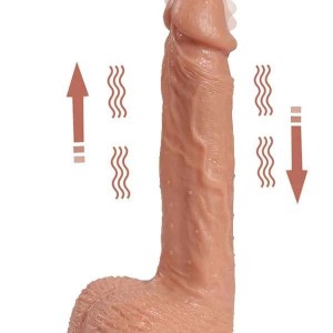                    Hill İleri Geri Hareketli Şarjlı Titreşimli Gerçekçi Dildo 21 cm