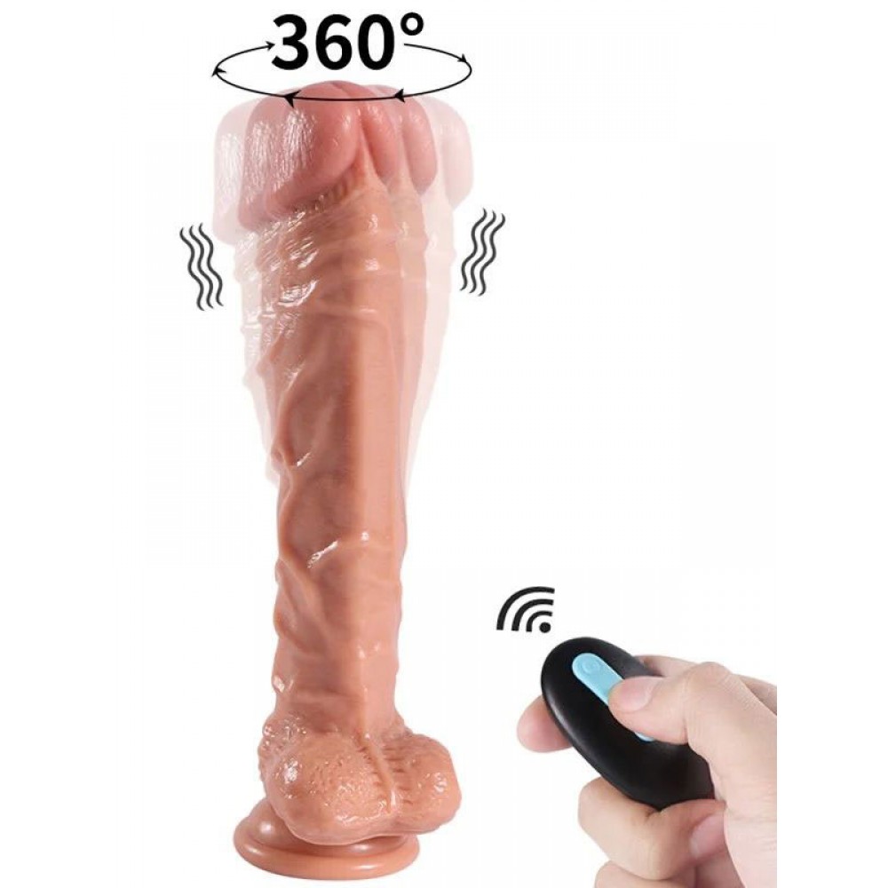 Jihad Knight Uzaktan Kumandalı Şarjlı Realistik Penis Döner Başlı 25.5 cm Jihad Knight Uzaktan Kumandalı Şarjlı Realistik Penis Döner Başlı 25.5 cm
