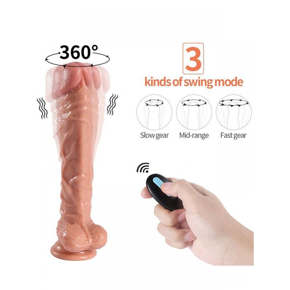 Jihad Knight Uzaktan Kumandalı Şarjlı Realistik Penis Döner Başlı 25.5 cm Jihad Knight Uzaktan Kumandalı Şarjlı Realistik Penis Döner Başlı 25.5 cm