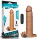 LOVETOY 7.5 CM Dolgulu Gerçekçi Melez Doku Titreşimli Penis Kılıfı - Pleasure X-Tender