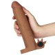 LOVETOY 7.5 CM Dolgulu Gerçekçi Melez Doku Titreşimli Penis Kılıfı - Pleasure X-Tender