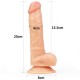 20 CM Geliştirilmiş Gerçekçi Doku Realistik Penis - The Ultra Soft Dude