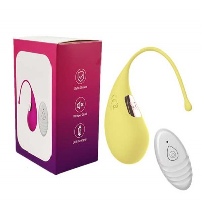 Uzaktan Kumandalı Çift Taraflı Vibratör Sarı Uzaktan Kumandalı Çift Taraflı Vibratör Sarı