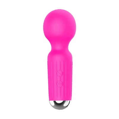 Mini Wand Masaj Vibratörü Pembe