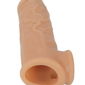                  Penextender Testis Girişli Realistik Penis Kılıfı