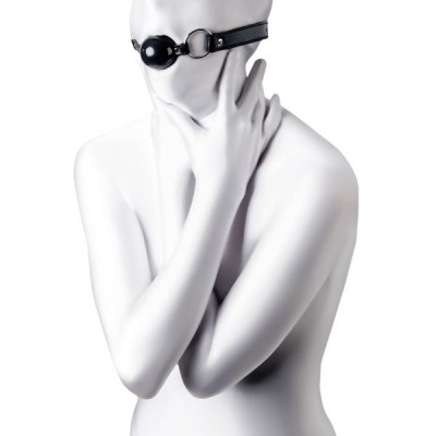Anonymo BDSM Ağız Topu #0304, TPR, siyah, 64 cm