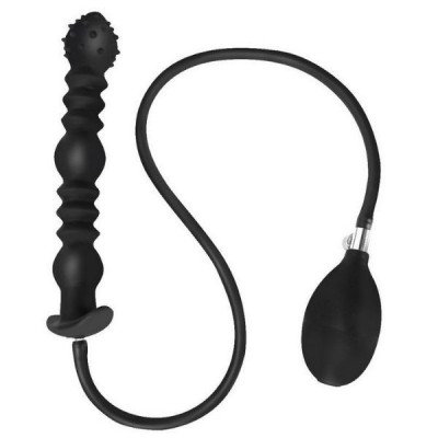 Premium Şişirilebilir Anal Plug Seti – Pompalı Hava Basınçlı Silikon Anal Tıkaç