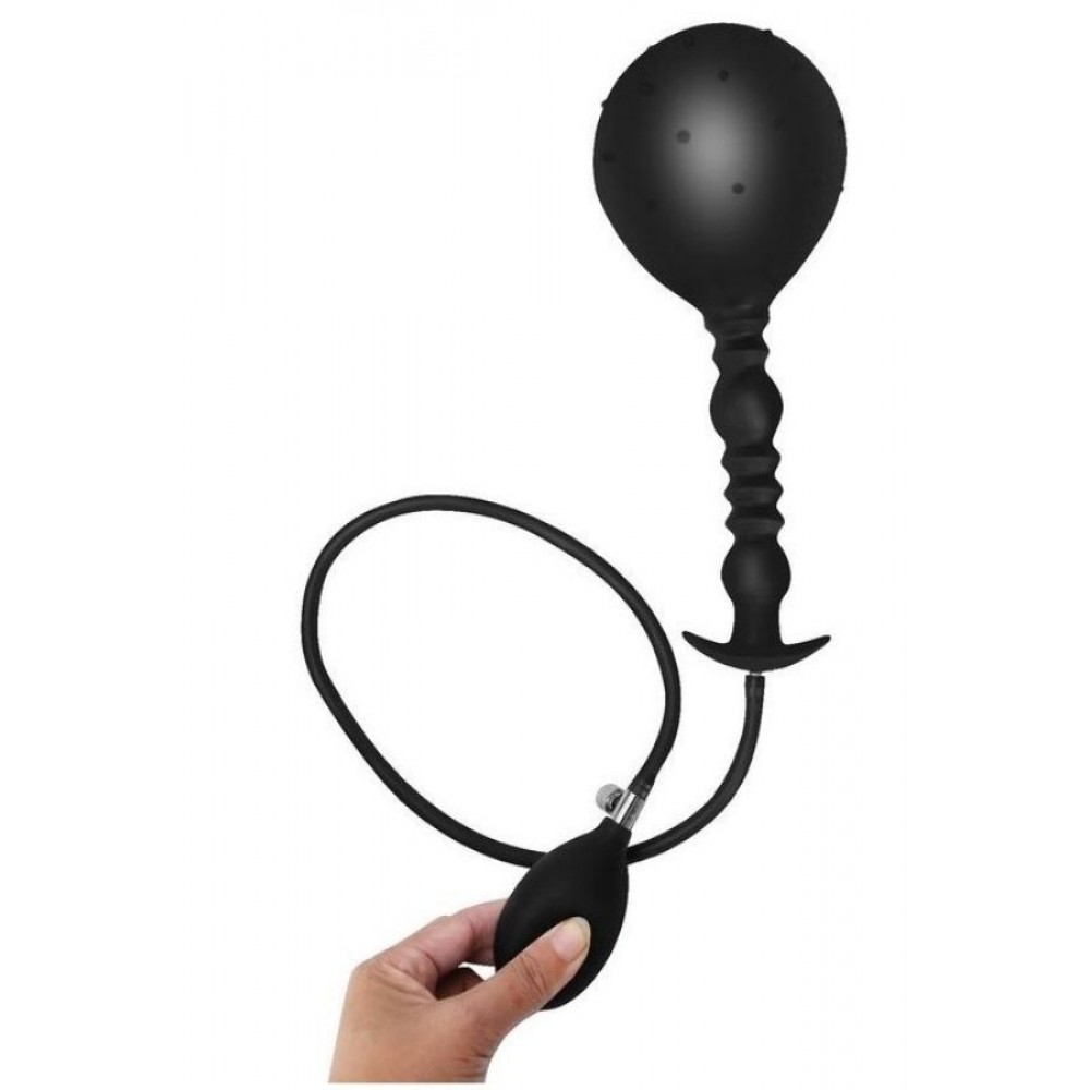 Premium Şişirilebilir Anal Plug Seti – Pompalı Hava Basınçlı Silikon Anal Tıkaç