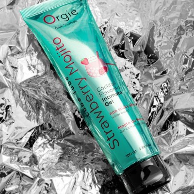 Orgie Lube Tube Cocktail Strawberry Mojito – Çilek Mojito Aromalı Kayganlaştırıcı Jel 100 ml