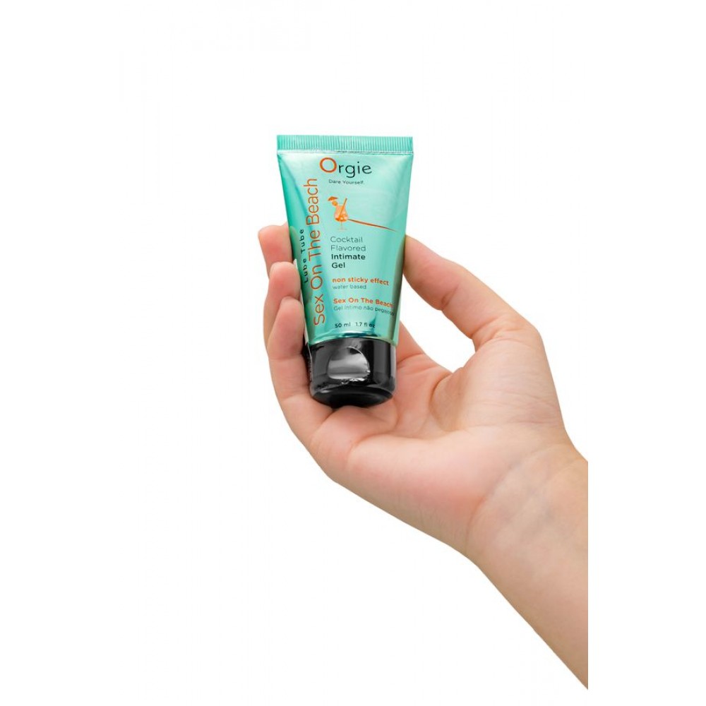 Orgie Lube Tube Cocktail Sex on the Beach – Yenilebilir Aromalı Kayganlaştırıcı Jel 50 ml