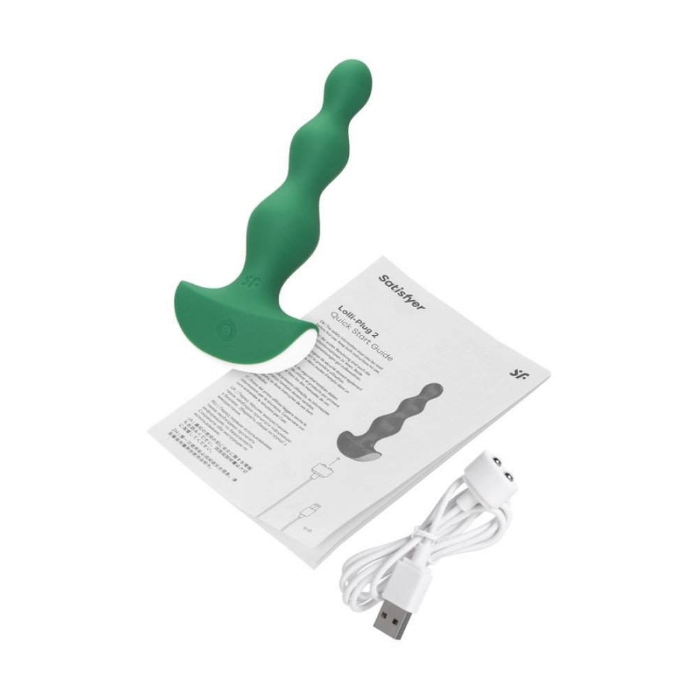 Satisfyer Lolli-Plug 2 green Anal Vibro Plug, Gri