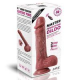 Şarjlı Kumandalı Isıtmalı İleri Geri Hareketli ve Rotasyonlu Gerçekçi Damarlı Yapay Penis Vibrator