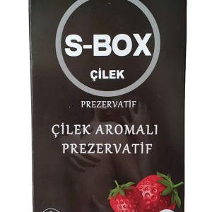 S-Box Çilek Aromalı Prezervatif 12'li S-Box Çilek Aromalı Prezervatif 12'li