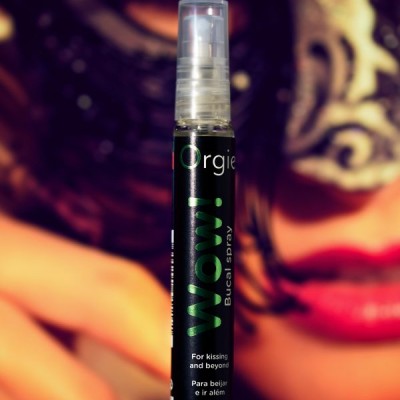 ORGIE Oral Sprey WOW! Soğutma ve heyecan verici etkiye sahip Blowjob Sprey, 10 ml