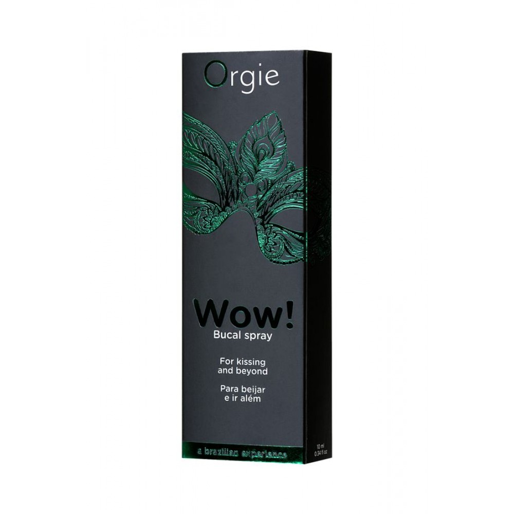 ORGIE Oral Sprey WOW! Soğutma ve heyecan verici etkiye sahip Blowjob Sprey, 10 ml