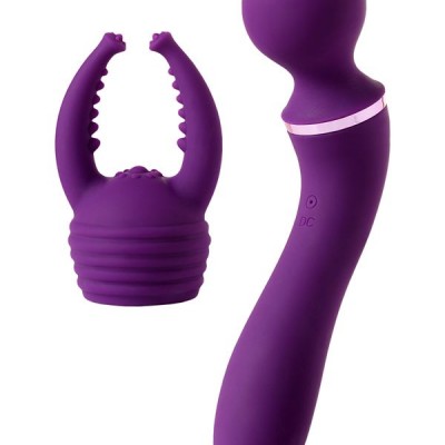 Eromantica Uma çok fonksiyonlu vibratör, silikon, mor, 20 cm