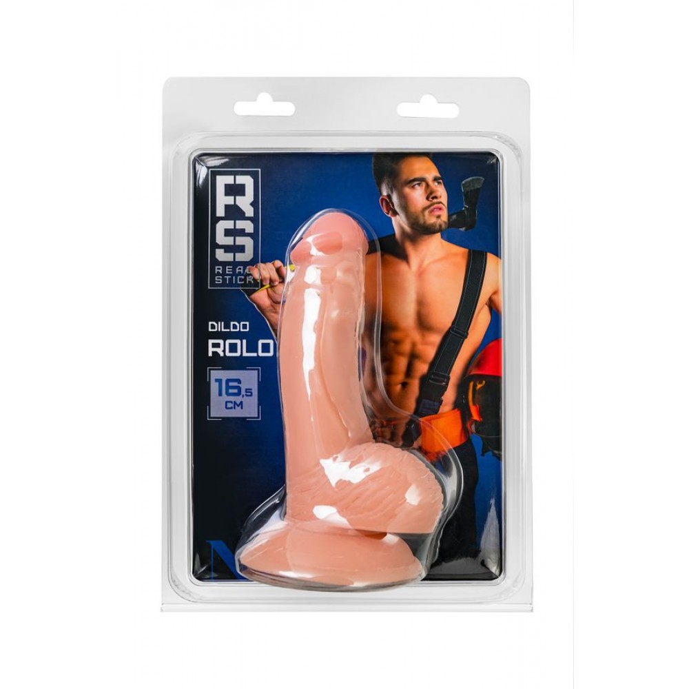 RealStick Nude Rolo, PVC, et, 17 cm gerçekçi yapay penis