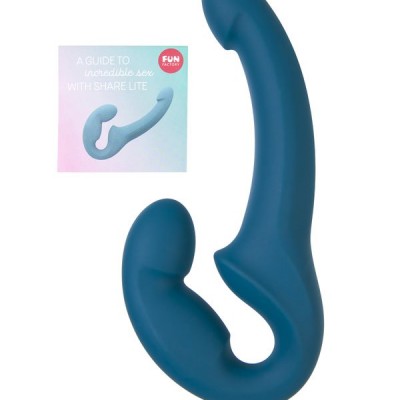 Fun Factory SHARE Strapon, silikon, mor, 23 cm