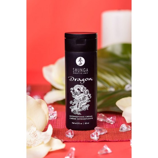 Shunga Dragon buharları için güçlendirici krem, «buz ateşinin" heyecan verici etkisi, 60 ml