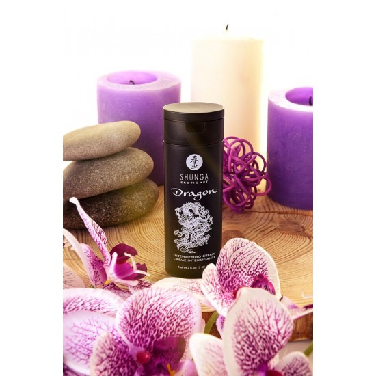 Shunga Dragon buharları için güçlendirici krem, «buz ateşinin" heyecan verici etkisi, 60 ml