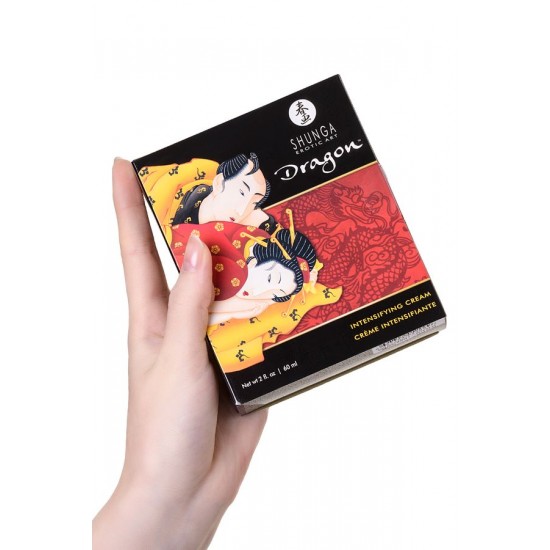 Shunga Dragon buharları için güçlendirici krem, «buz ateşinin" heyecan verici etkisi, 60 ml
