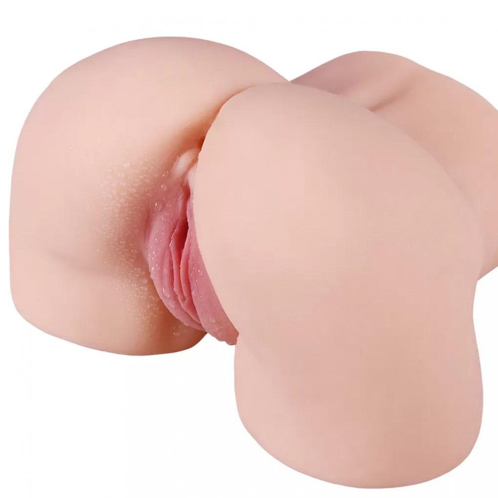 Lesta - Realistik Anal Vajinal 2 in 1 Titreşimli Isıtmalı Suni Kalça Vajina 2.2 KG