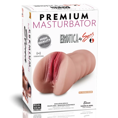 Elena - Anal Vajina Çift Girişli Realistik Mastürbatör Isıtmalı Titreşimli Yapay Vajina