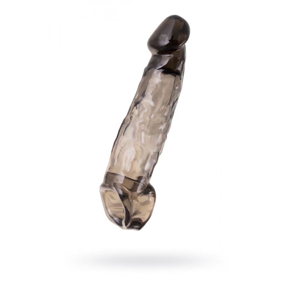 BOYUTU ARTTIRICI, XLOVER BY TOYFA PENİS KLIFI,TPE, SİYAH, ŞEFFAF, 19.5 cm