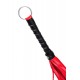 Anonymo BDSM Kırbaç #0003, PU deri, kırmızı, 28 cm