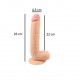 26 cm Belden Bağlamalı Vantuzlu Realistik Penis Anal Vajinal Dildo