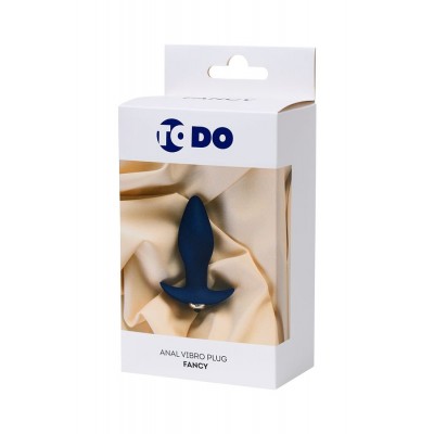                  ToDo by Toyfa Fancy Anal Plug, silikon, mavi, 10,7 cm, Ø 3,5 cm