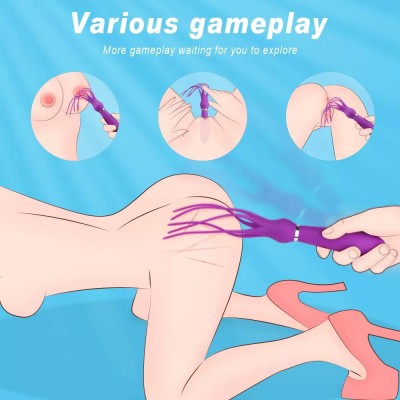 SQUID Çok Fonksiyonlu Titreşimli Masaj Kırbaç Vibratör SQUID Çok Fonksiyonlu Titreşimli Masaj Kırbaç Vibratör