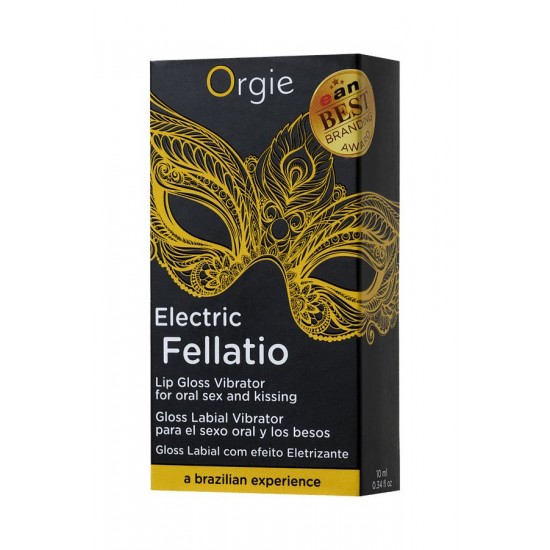 ORGIE Sexy Vibe Electric Fellatio Titreşim Etkili Dudak Parlatıcısı, 10 ml