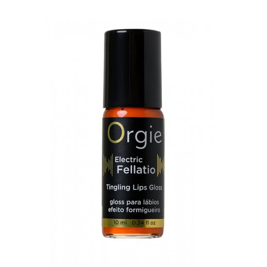 ORGIE Sexy Vibe Electric Fellatio Titreşim Etkili Dudak Parlatıcısı, 10 ml