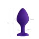 Diamond Heart Anal Plug Mor 8 cm