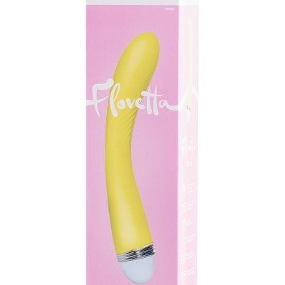 Flovetta by Toyfa Calla Vibratörü, silikon, sarı, 22 cm